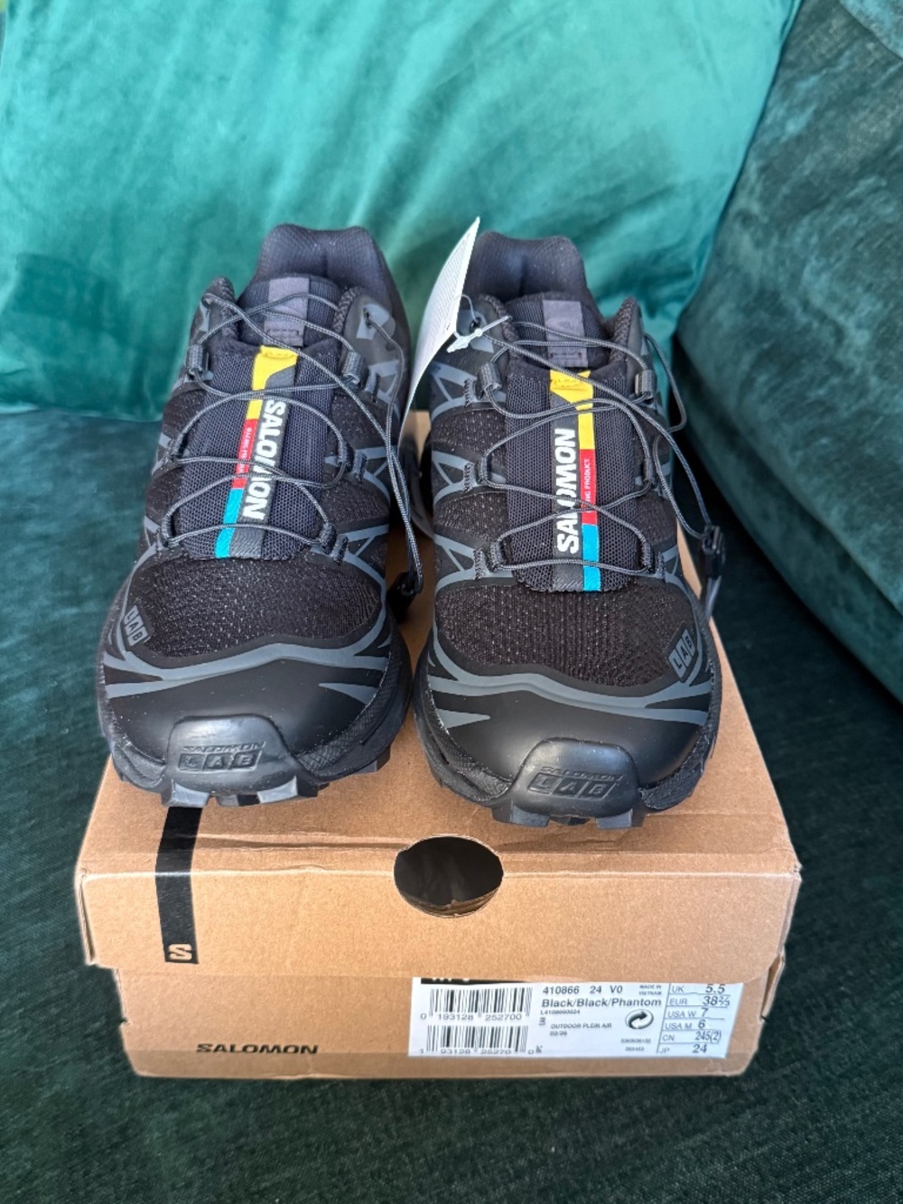 Salomon XT-6 W's 7 BNWT Black/Phantom